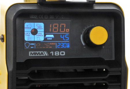 ProWELD MMA 180DLS  LCD invertor sudare, MMA/LiftTIG inclde valiza transport - electrod 5 mm [1]