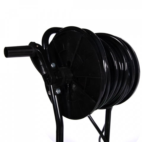 Pulverizator Micul Fermier cu acumulator si roti, bazin de 40L, furtun 30 m, lance telescopica [5]