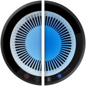 Purificator de aer Levoit LV-H132RBX, filtru true HEPA, filtru rezerva, filtrare 99.97%, 100% fara ozon, 15m2, touch screen, display lcd, negru [2]