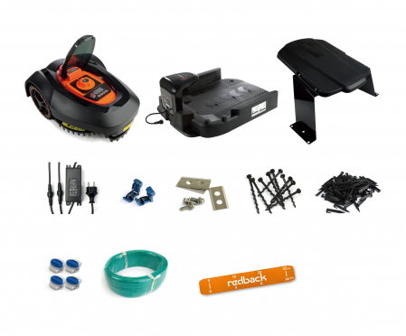 Redback RM18APP Robot automat de tuns gazon, 28V, 2Ah 180mm, 20-60mm, 600mp [2]
