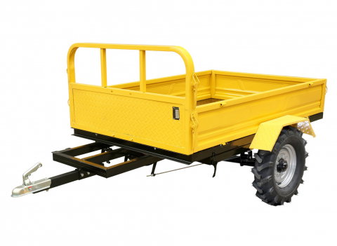 Minitractor ProGARDEN Campo T18 V25.1 4x4, 18CP, benzina, hidraulica fata-spate, roti 6.00-12 cu acoperis + remorca 600 kg, freza tractata, plug, tocator vegetatie, cositoare cu discuri si lama zapada [2]