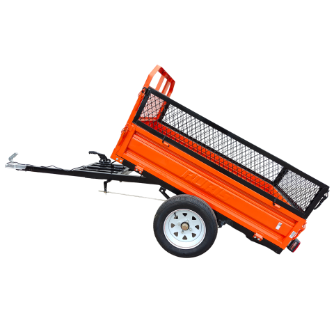 Remorca RURIS 750S pentru minitractoare, 750 kg, basculabila, cu instalatie electrica 12V [1]
