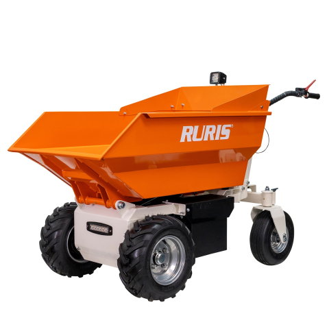 Roabe cu motor - Roaba Autopropulsata RURIS RTS 5000 ELECTRIC 500kg, senile, basculare hidraulica