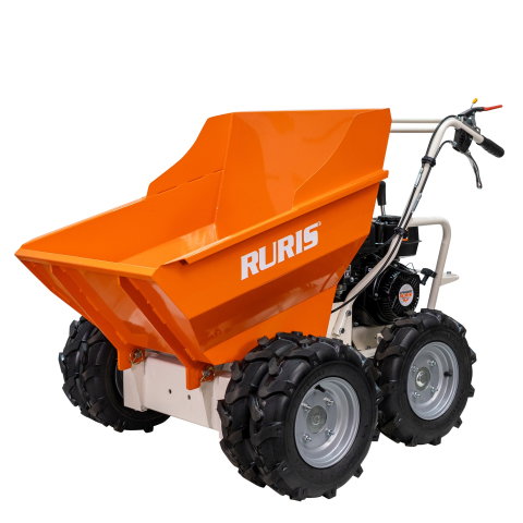 Roabe cu motor - Roaba Autopropulsata RURIS RTS 6000 7 CP, 500kg, 6 roti, tractiune integrala