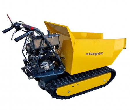 Roaba cu motor termic Stager RMT500S 5160009735 6.5CP, 500kg, senile, basculare hidraulica [6]