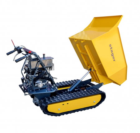 Roaba cu motor termic Stager RMT500S 5160009735 6.5CP, 500kg, senile, basculare hidraulica [1]