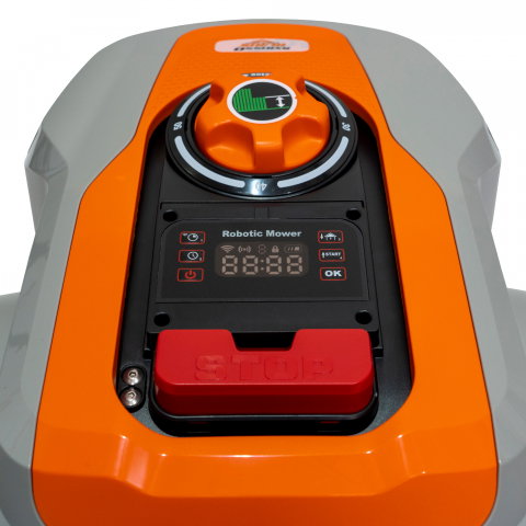 Robot de Tuns Gazon RURIS RXR 1550, Li-ion 20V, 5Ah,  latime taiere 180mm, inaltime 20-60mm, suprafata 1500mp [10]