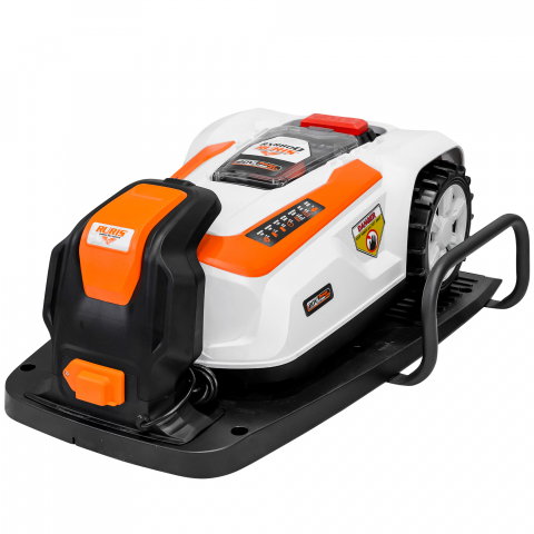 Robot de Tuns Gazon RURIS RXR 800, Li-ion 20V, 2Ah,  latime taiere 180mm, inaltime 25-60mm, suprafata 800mp [6]