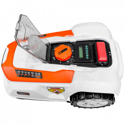 Robot de Tuns Gazon RURIS RXR 800, Li-ion 20V, 2Ah,  latime taiere 180mm, inaltime 25-60mm, suprafata 800mp [1]