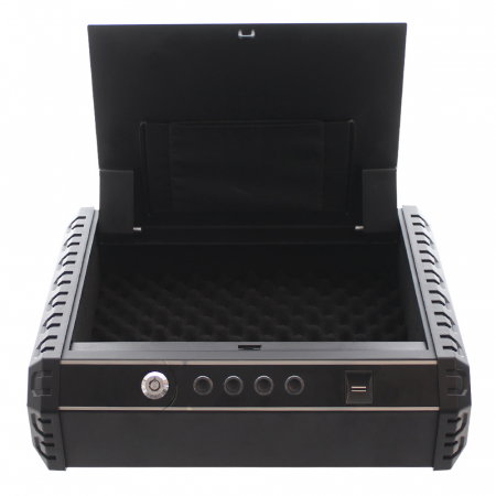 Rottner Casetă Pistol Gunmaster XL Încuietoare Biometrică Negru [1]
