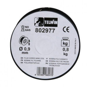 Sarma sudura cu flux Telwin 0.9 mm rola 0.8 kg - pentru sudura fara gaz [1]