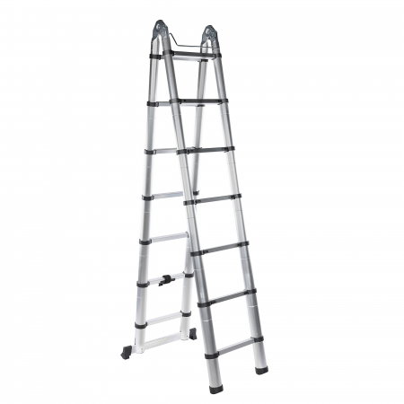 Scari - Scara telescopica dubla Detoolz 4.4 m - 14 trepte