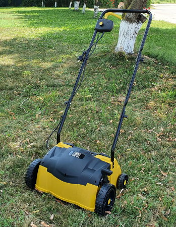 Scarificator aerator gazon Texas MPC 1400 480090063153  2-in-1, motor electric 1400W, sac 35 litri, latime lucru 32cm, reglaj central [7]