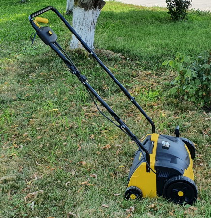 Scarificator aerator gazon Texas MPC 1400 480090063153  2-in-1, motor electric 1400W, sac 35 litri, latime lucru 32cm, reglaj central [4]