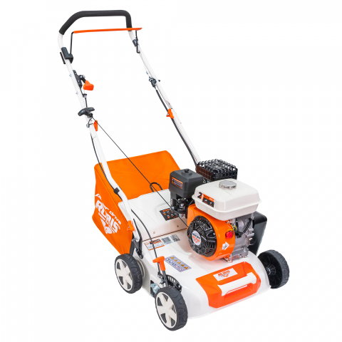 Scarificator gazon RURIS RXH909 2in1 scarificare si aerisire, motor benzina 5.5 CP, 40 cm [2]