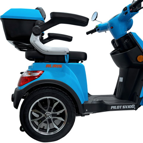 Scuter electric albastru cu 4 roti RURIS PILOT SX100AL, 1300W [2]