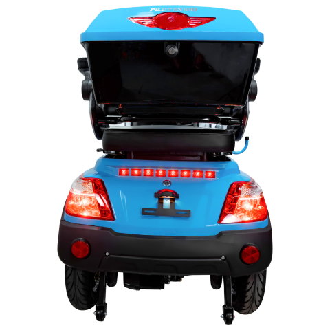 Scuter electric albastru cu 4 roti RURIS PILOT SX100AL, 1300W [6]