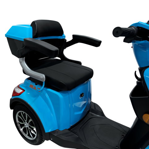 Scuter electric albastru cu 4 roti RURIS PILOT SX100AL, 1300W [15]