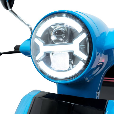 Scuter electric albastru cu 4 roti RURIS PILOT SX100AL, 1300W [8]