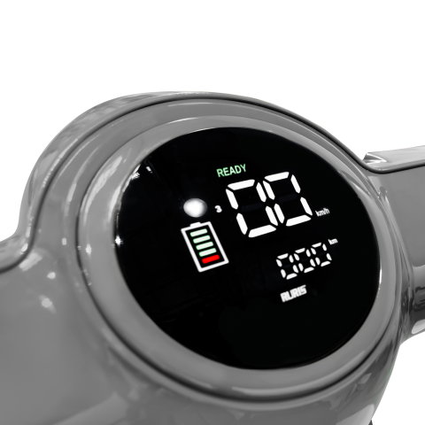 Scuter electric gri cu 4 roti RURIS PILOT SX100G, 1300W, autonomie 46 km [12]