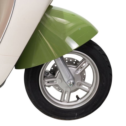 Scuter electric retro RURIS PILOT SX790 VERDE BAMBOO, 800W, autonomie pana la 70 km, 2 locuri [7]