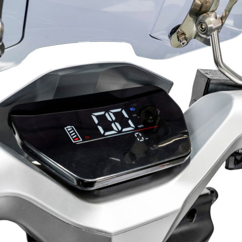 Scuter electric RURIS PILOT SX710G Gri, 2100W, topcase inclus, autonomie pana la 59 km [3]