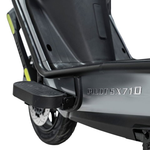 Scuter electric RURIS PILOT SX710G Gri, 2100W, topcase inclus, autonomie pana la 59 km [4]