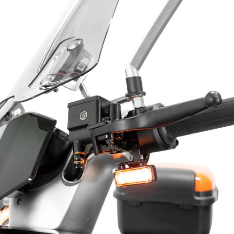 Scuter electric RURIS PILOT SX710N Negru, 2100W, autonomie 59 km, topcase inclus [1]