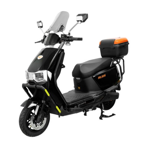 Scutere electrice - Scuter electric RURIS PILOT SX710N Negru, 2100W, autonomie 59 km, topcase inclus