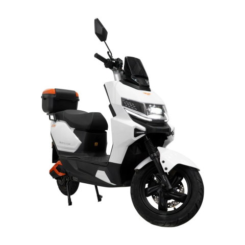Scuter electric RURIS PILOT SX720A Alb, 2500W, baterie 72V 32Ah, autonomie până la 92 km [12]