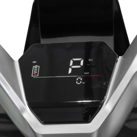 Scuter electric RURIS PILOT SX720G Gri, 2500W, baterie 72V 32Ah, autonomie până la 92 km, topcase inclus [8]