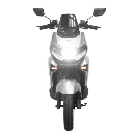 Scuter electric RURIS PILOT SX720G Gri, 2500W, baterie 72V 32Ah, autonomie până la 92 km, topcase inclus [10]