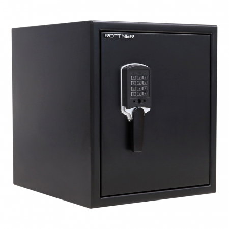 Protectie si transport valori - Seif Antifoc Rottner Fire Data 60 Încuietoare Electronică Negru