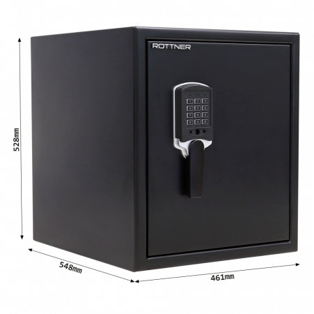 Seif Antifoc Rottner Fire Data 60 Încuietoare Electronică Negru [3]