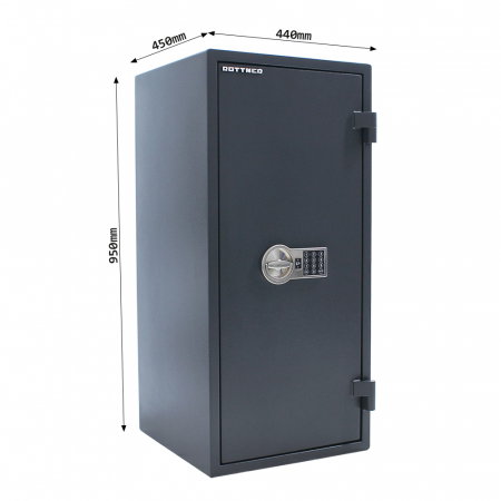 Seif Antifoc și Antiefracție Rottner Fire Hero 100 T06321 EN1 Închidere Electronică Antracit [4]