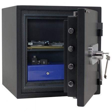 Seif Antifoc și Antiefracţie Rottner Fire Profi 50 Premium EN1 Închidere Cheie Antracit [2]