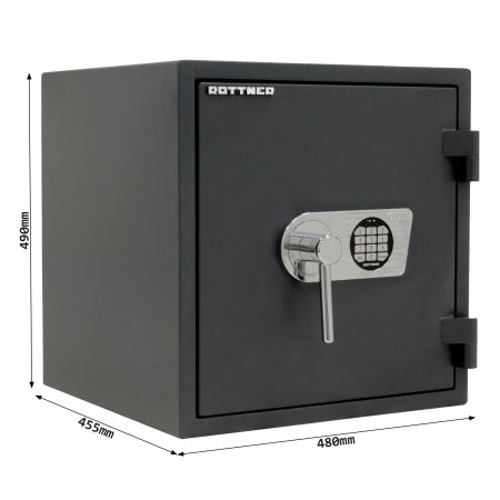 Seif Antifoc și Antiefracţie Rottner Fire Profi 50 Premium EN1 Închidere Electronică Antracit [4]