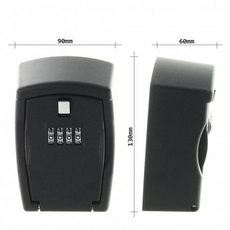 Seif Mic pentru Chei Rottner Key Protect Cifru Mecanic Negru [2]