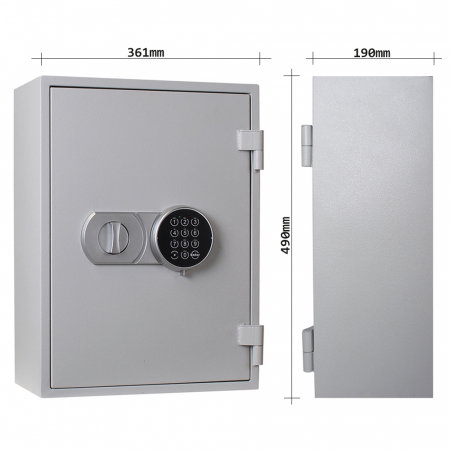 Seif pentru Chei Antifoc Rottner Fire Key 20 Închidere Electronică Gri [3]