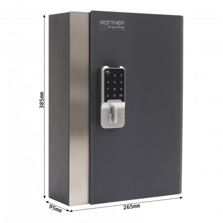 Seif pentru Chei Rottner Key Home 68 Antracit cu Încuietoare Electronică [3]