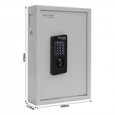 Seif pentru Chei Rottner Keytronic 48 Închidere Electronică Gri [3]