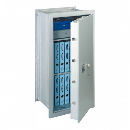 Protectie si transport valori - Seif Perete Antiefracţie Rottner Stone GSE 100 Premium EN1 Închidere Electronică Alb