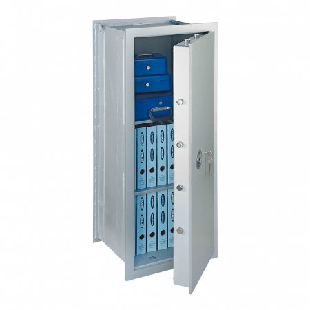 Protectie si transport valori - Seif Perete Antiefracţie Rottner Stone GSE 150 Premium EN1 Închidere Electronică Alb