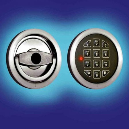 Seif Perete Antiefracţie Rottner Stone GSE 180 Premium EN1 Închidere Electronică Alb [1]