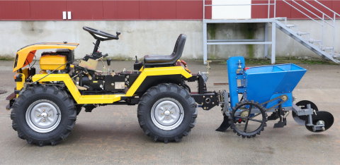 Semănătoare pentru tuberculi (cartofi) pentru minitractoarele ProGarden Campo T18/T12 [8]