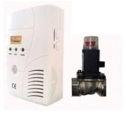 Incalzire si climatizare - Detector de gaz cu electrovana ITALGAS