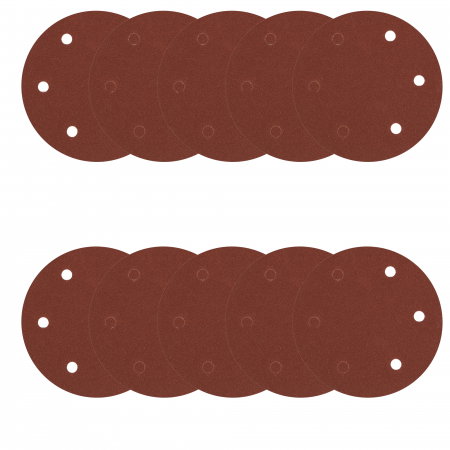 Set 10 hartie abraziva Detoolz DZ-C269 P120 6 gauri 215mm [1]