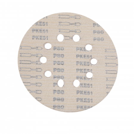 Set 10 hartie abraziva Detoolz DZ-C271 P80 10 gauri 215mm [2]