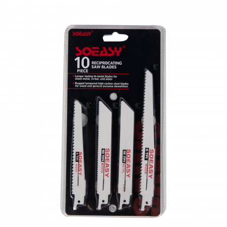 Consumabile fierastraie electrice pendulare - Set 10 lame pendular sabie lemn si metal GF-2359-S010-G01