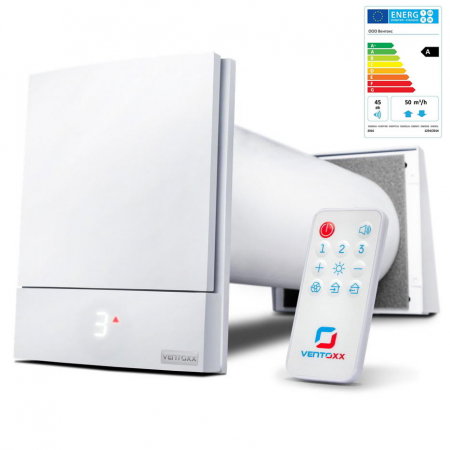 Incalzire si climatizare - VENTOXX HARMONY CU TELECOMANDĂ, RECUPERATOR CALDURA DESCENTRALIZAT
